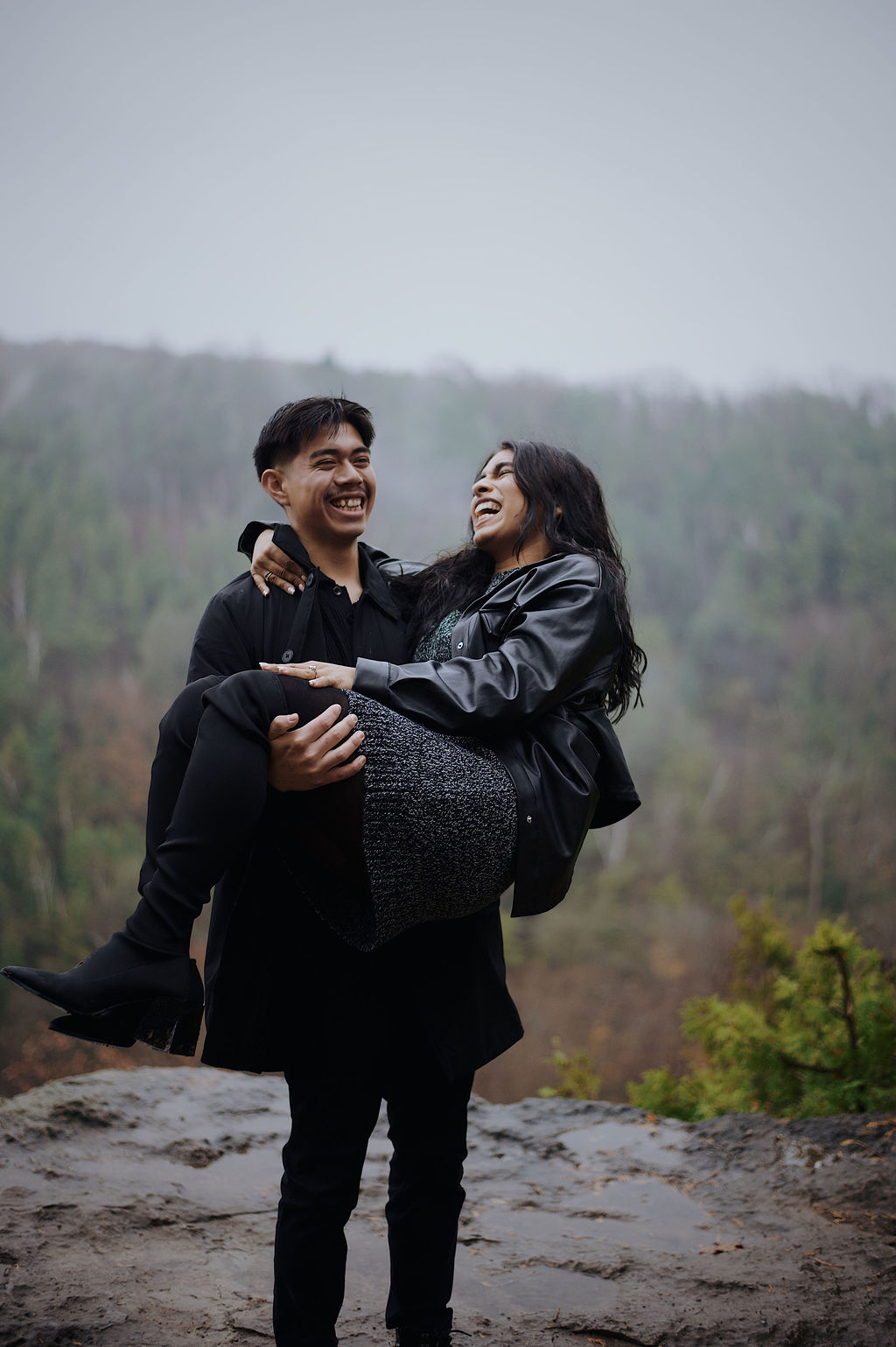 Carried at the cliff's edge