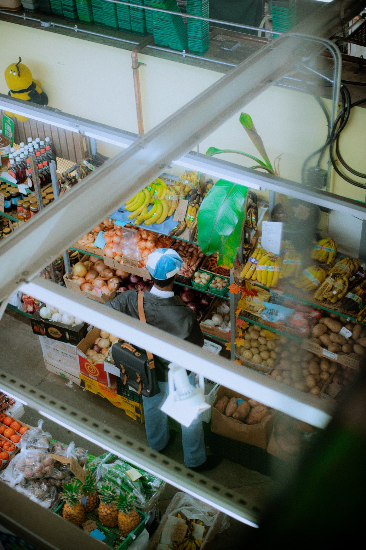 Shopping the produce aisle from above